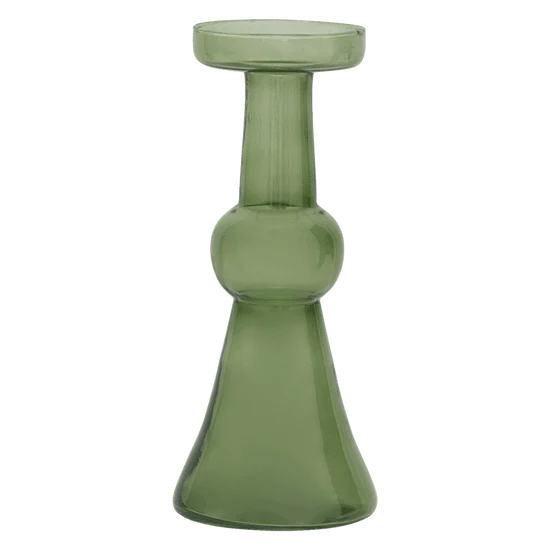 Candle holder Mera hedge green