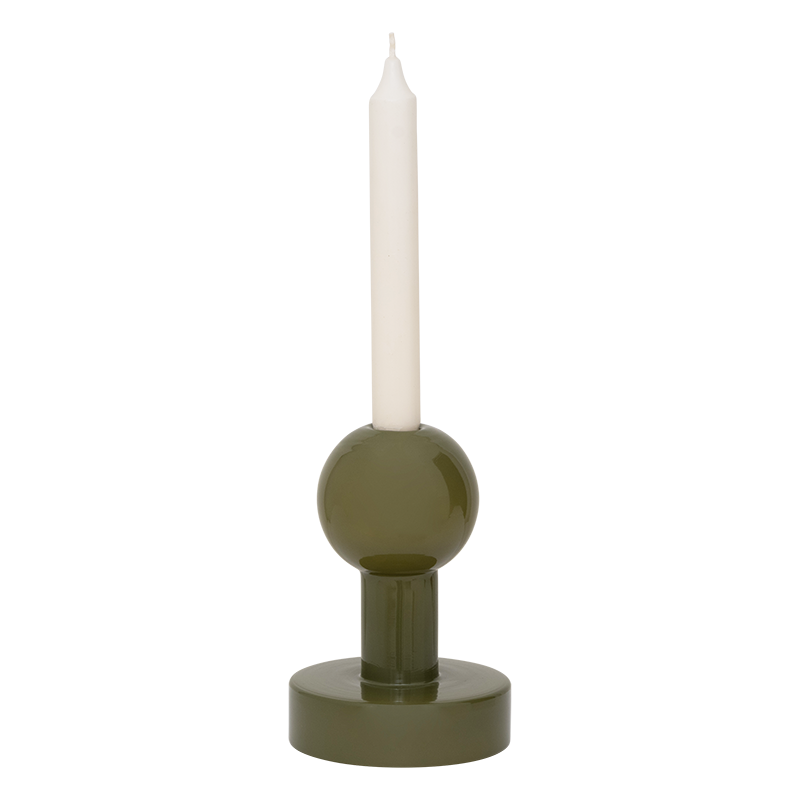 Candle holder Pallo A, Capulet olive