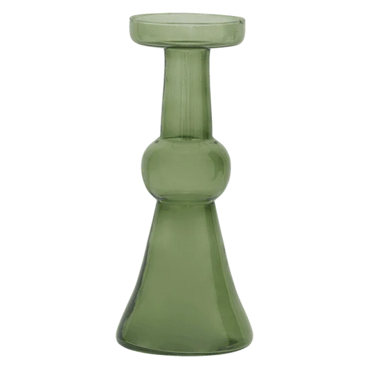 Candle holder Mera hedge green